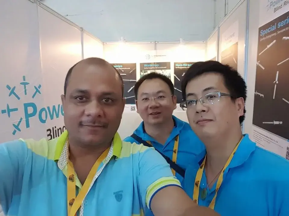 VMP with international partners at a fastener trade fair