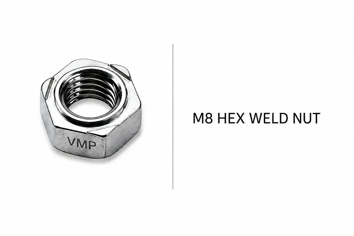 M8 Hex Weld Nuts